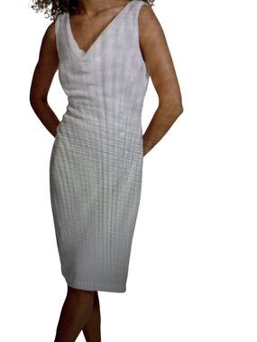Kensie Women's Short White Sequins Sleeveless Dress  Sz 2 NWT